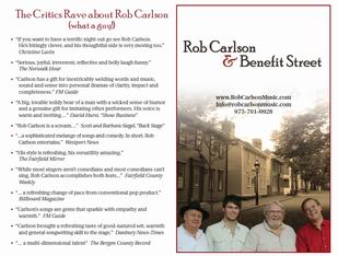 Rob Carlson & Benefit Street Brochure